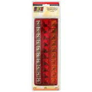 LED Autolamps Stop Tail Indicator Reverse Light 30 LED Lamp 12V Single Blister