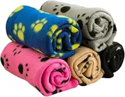 BESPORTBLE 5pcs Winter Pets Blanket Dog Cushion Pets Blankets Dog Throw Blanket Warm Throw Blankets for Winter Doggie Blanket for Small Dogs Pet Fleece Blankets Cats and Dogs Puppy Blankets