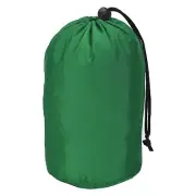 Stuff Sack 5x10" Waterproof Outdoor Drawstring Bag for Camping Dark Green