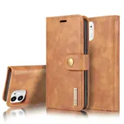 DG.Ming iPhone 12 Mini Detachable Classic Folio Case Cover Apple [Brown]