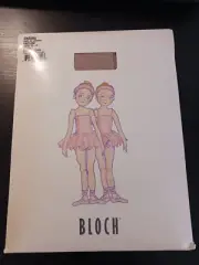 New Bloch Endura Footless Tights Child Large (10-12) Light Tan 81 to 110 pounds