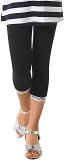 [Generic] Girl's 3/4 Leg Pants Tight Pants Fashion Leisure Style Trendy Breathable Soft Fit Casual Fresh Toddler Trousers