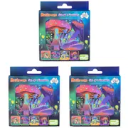 3x 4pc MDI Cork-Backed Drink Coasters Table Protector Mat Set Square Mushroom