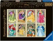 NEW (Dinged Box) Ravensburger 16504 Disney Art Nouveau Princesses 1000 Pc Puzzle