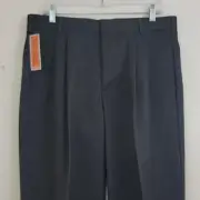 NWT Dockers Pleated Relaxed Fit Gray Pants 33 X 32