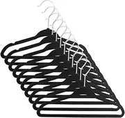 CHILDWEET 10pcs Anti-Slip Boys and Girls Hangers for Closet Toddler Clothes Hanger No Pointed Edges Space-Saving Hooks for Clothing Organizer