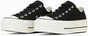 [Converse] All Star (R) Lifted PS OX Sneakers, Platform, Black, 22.5 cm