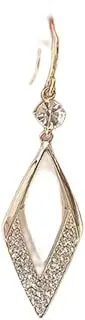 [Follsy] Diamond-Shaped Opal Earrings Female Classic All-Match Earrings Silver Needle Hypoallergenic Earrings high-end Atmosphere