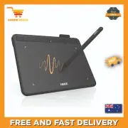 New Drawing Tablet S640 Digital Graphics Pad with Battery-Free Stylus Tilt Fu...