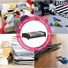 AU 2 Pack Under Bed Storage Container With Lids And Wheels Multifunctional Ho 4