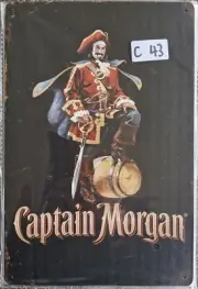 Captain Morgan Metal Tin Signs Bar Shed & Man Cave Signs AU Seller