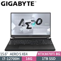 全新未拆 技嘉 AERO 5 XE4-73TW614SO 15.6吋創作者電競筆電