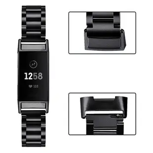 Fitbit charge 4 錶帶 Charge 3 金屬錶帶 Charge 2 不鏽鋼錶帶 Charge3 三株錶帶