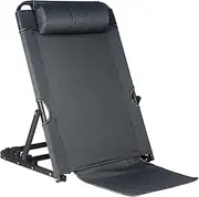 Back Rest Lumbar Support Bed Backrest Chair,Adjustable Back Rest Support for Eldery Portable Folding Breathable Backrest Chair Lazy Chair for Home Outdoor