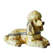 Kubla Crafts - Poodle Enamel Box #3938