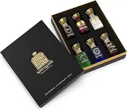 Green Velly AdilQadri Luxury Alcohol Free Roll-On Attar Perfume Gift Set for Unisex (6 Ml Each)