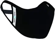 Safe+Mate x Case-Mate - Cloth Face Mask (50 Pack) Washable & Reusable - Adult L/XL - Cotton - Includes Filters - Black