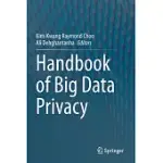 HANDBOOK OF BIG DATA PRIVACY