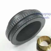 Brass for M42 to for M39 12-19mm Adjustable Focus Helicoid Lens Macro Adapter