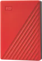 Western Digital 4TB My Passport Portable HDD (Red)