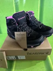 NWT Bearpaw Corsica Hiking Boots Women's Size 7 Pink Black Wide Outdoors