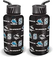 Cronulla Sharks NRL Rugby League Flip Drink Water Bottle 1L