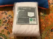 BED SKIRT FULL SIZE 54 x 75 +14”; FULL BLUSH( LIGHT PINK),NEVER USED/FREE P & H