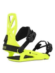 2025 NIB Unisex RIDE C-4 Snowboard Bindings $230 M lime green all-mountain