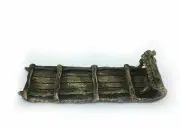 * Toboggan* 4 3/4" L x 1 1/2" W Miniature Winter Fairy Garden Resin Sled
