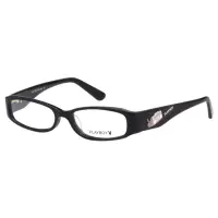 在飛比找momo購物網優惠-【PLAYBOY】光學眼鏡 PB85156(黑色)