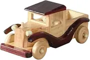 Vintage Automobile Model Mining Auto Collecible Design Vehicle Wood Ornament for Adult Lovers Him His, Style A