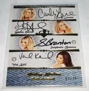 2015 Benchwarmer Daizy Dukez QUAD Auto/10 LAUREN Hinton BRANTON Val Keil PLAYBOY