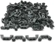 Lego 100 New Dark Bluish Gray Slope Sloped Inverted 45 4 x 1 Double Parts