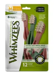 Whimzees Medium Toothbrush Value Bag 12