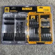 DEWALT DWAMF1280 Tough Case Drill and Driver Bit Set - 80 Piece