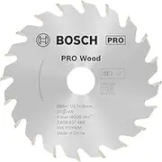 Bosch Professional Circular Saw Blade Standard (for Wood, 85 x 15 x 1.1 mm, 20 Teeth; Accessories: Cordless Circular Saw)