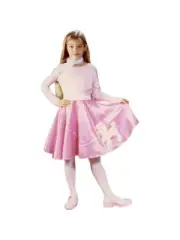Childs 50s Poodle Skirt Costume