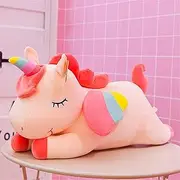 [DAWNTREES] Pink Unicorn Stuffed Animal Plush Toy,40cm Cute Soft Unicorn Plushies Toy Pillow Doll,Kids Baby Girl Birthday Party Gift.