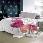 Deep Butterfly Elegant Light 3D Warm Plush Fleece Blanket Picnic Sofa Couch