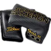 SCOTTY CAMERON GOLO Mid Mallet Head Cover Black x Yellow Putter