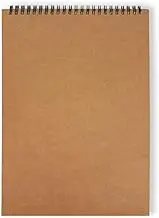 KXF Spiral Sketchbook Pad A4 Sketch Book Blank 60 Pages Artist Sketch Pad with Hardback Cover 130gsm Sketch Paper A4 Art Drawing Book