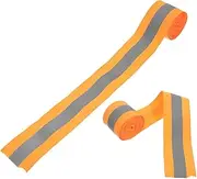 MUSISALY Pcs Reflective Fabric Tape High Visibility Reflective for Men Tape Straps Leg Bands