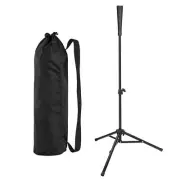 Portable Baseball Softball Batting Tee Tripod Base Travel Batting Tee Stand T...
