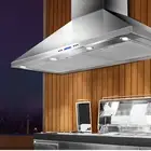 Devanti 1200mm Range Hood 120cm BBQ Commercial Rangehood Stainless Steel New
