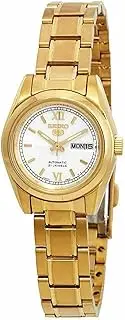 [SEIKO] 5 SYMK30 K1 Gold With White Dial Women's Automatic Analog Watch