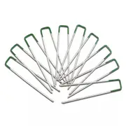 100X Artificial Grass Synthetic Pins 100pcs Fake Lawn Turf Weed Mat Pegs