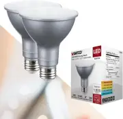 SATCO S39764 - 15 Watt PAR30LN LED BULB - CCT Selectable- 2PK (NEW-BAD BOX ONLY)