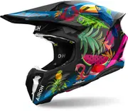 Airoh Twist 3 Amazonia Motocross Helmet, black-multicolored, Size M for Men Black Multicolored