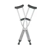 McKesson Underarm Crutches 350 lbs. Weight Capacity, 1 Pair (Pack of 1)