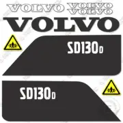 Fits Volvo SD130D Decal Kit Soil Compactor Roller - 7 Year 3M Vinyl!